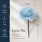 Floral Home; 100-Pack Blue Carnation Picks, Realistic Silk Flowers for Bouquets, Centerpieces & DIY Decor, Perfect for Weddings and Events, Floral Home by Artificial Flowers; Category:Picks; Image:3